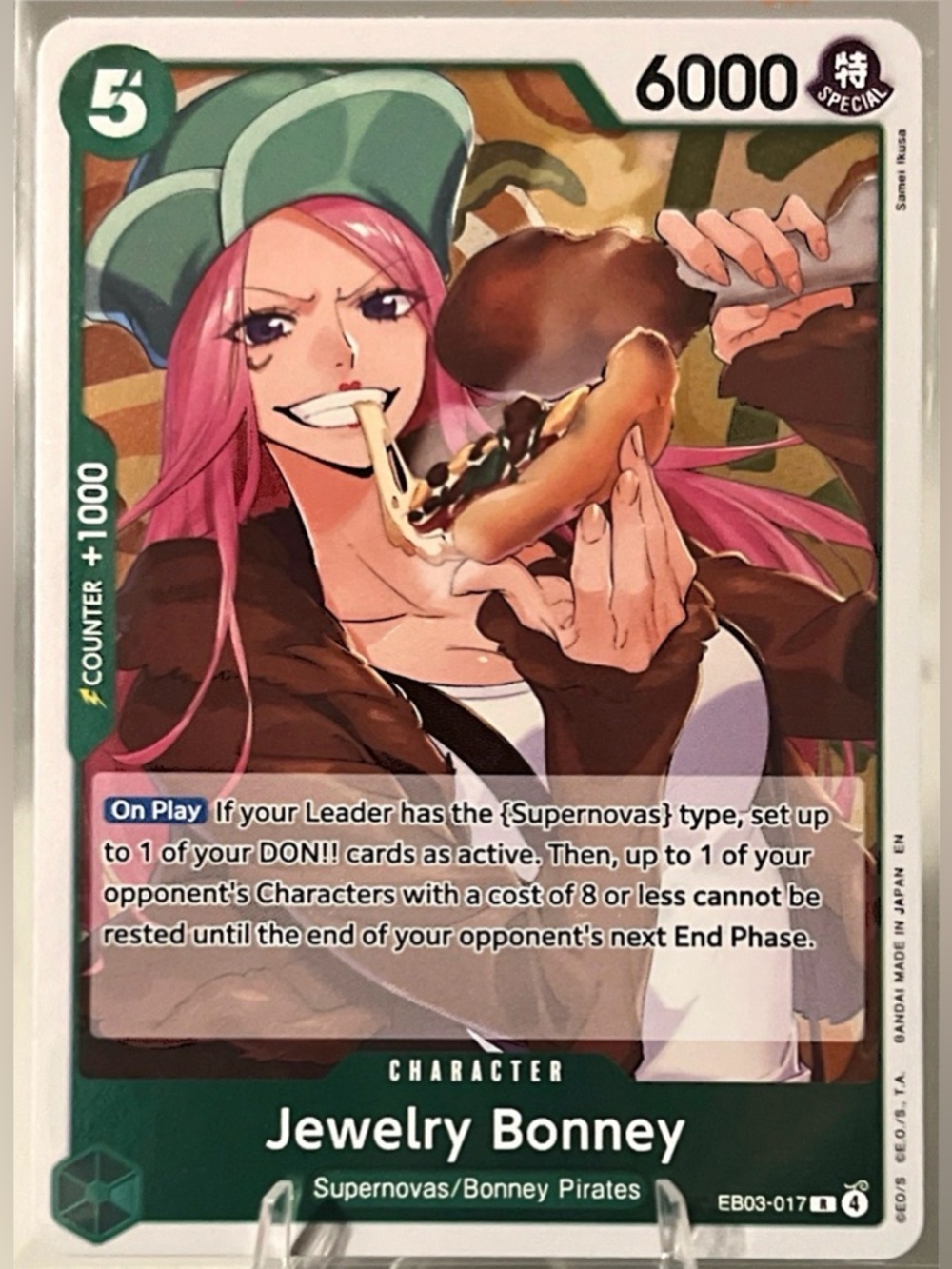 One Piece TCG: Heroines Edition - JEWELRY BONNEY EB03 - 017 NM
